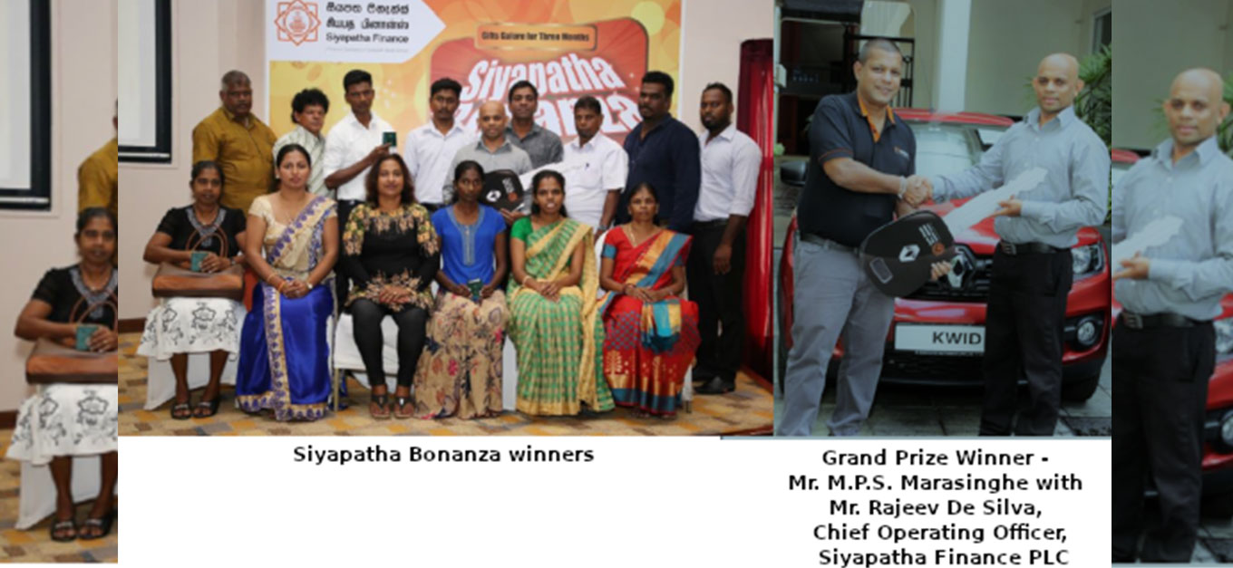 Siyapatha Finance Concludes the ‘Siyapatha Bonanza’ In the Midst of Much Acclaim