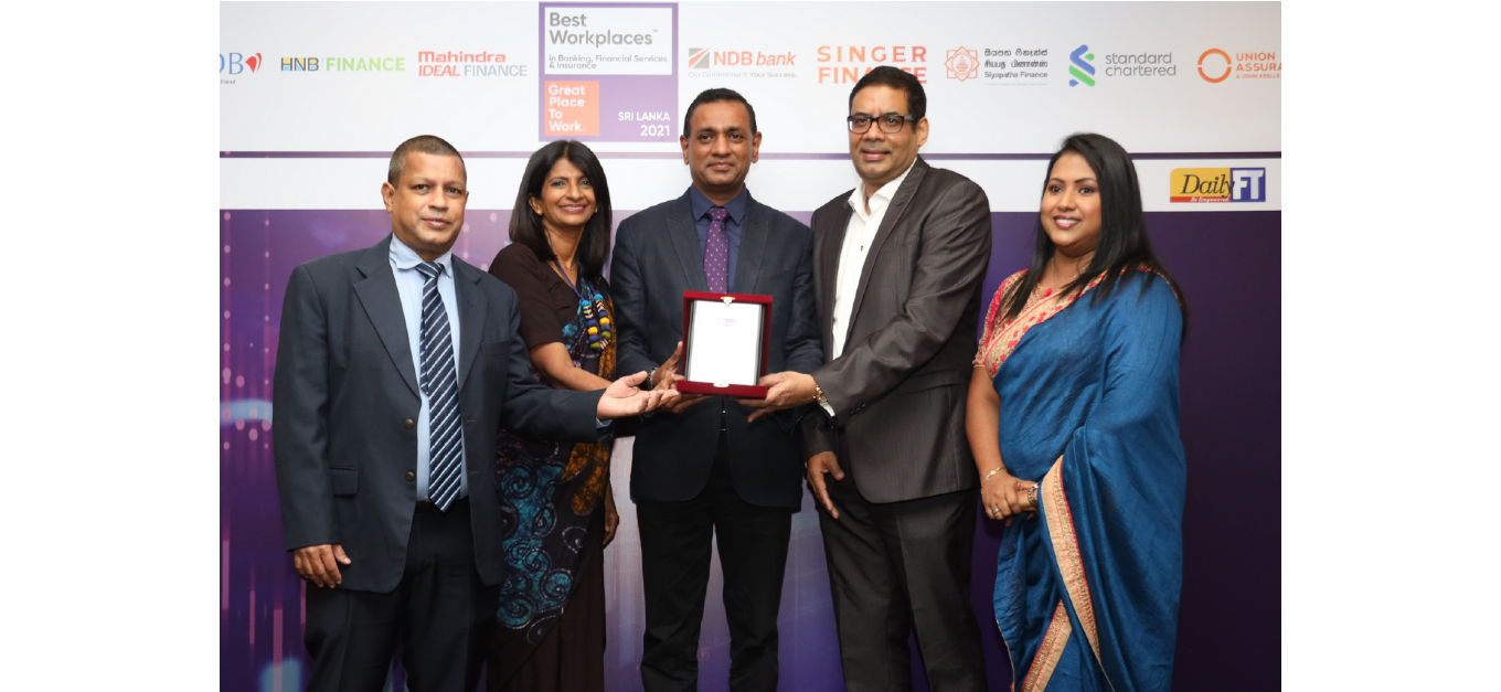 Siyapatha Finance among the top 10 Best Workplaces in banking, financial services and insurance industry