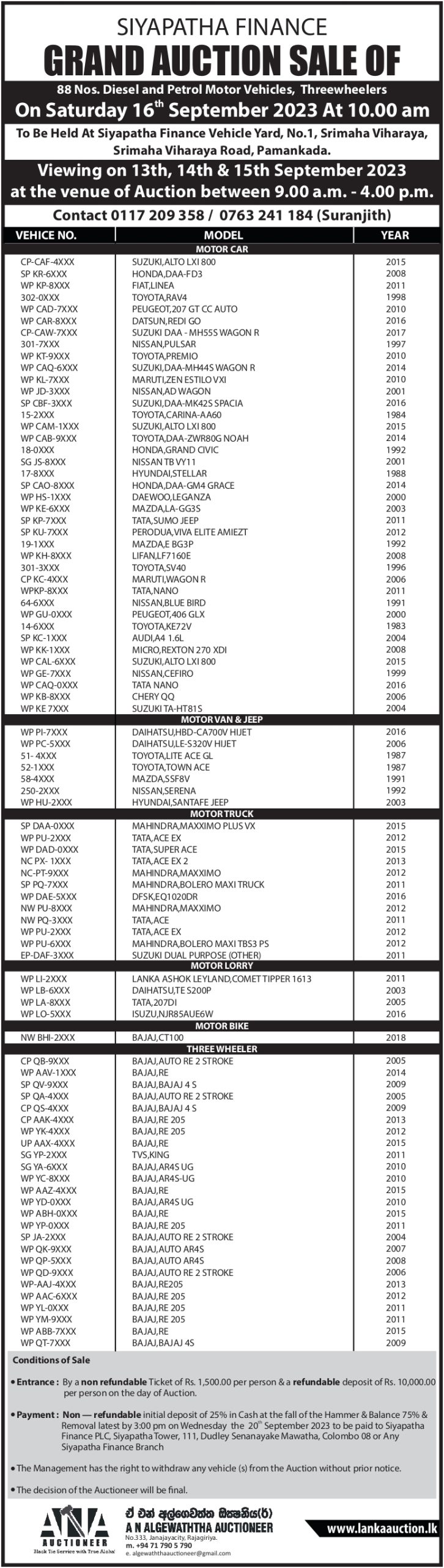 Quotation Format for Tenders